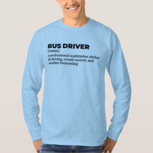 City Bus Captain Funny Definition Shirt