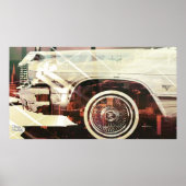 city car shaped poster (Vorne)