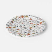 City Cars Birthday Pappteller (Schrägansicht)