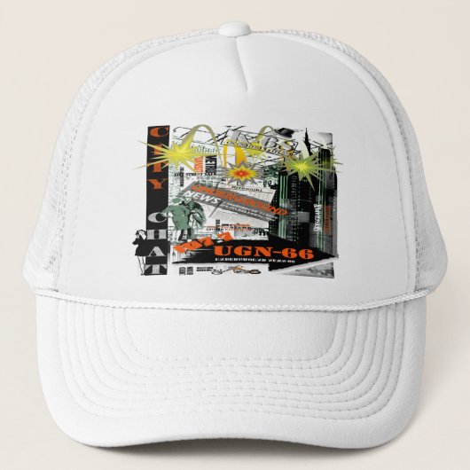 City Chat Hat Truckerkappe (Vorderseite)