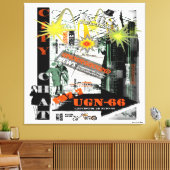 City Chat Wrapped Canvas Leinwanddruck (Insitu (Wohnzimmer))