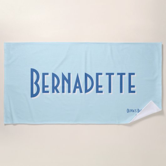 City Chic Bachelorette Strandtuch (Vorderseite)