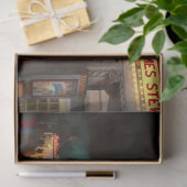 City - Chicago IL - Nachtleben am Regal Theater Seidenpapier (Geschenk)