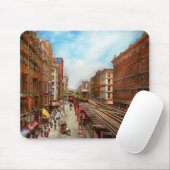 City - Chicago IL - South Wabash Ave 1900 Mousepad (Mit Mouse)
