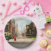 City - Chicago IL - The Magnificent Mile 1940 Pappteller (Party)