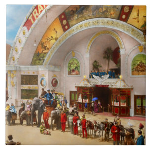 City - Chicago, IL - The Midway Plaisance 1893 Fliese