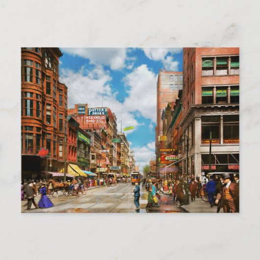 City - Cincinnati, OH - Dentist Street 1907 Postkarte (Vorderseite)