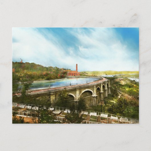 City Cincinnati OH - Die Städte Wasserversorgung 1 Postkarte (Vorderseite)