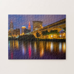 City Cleveland Tourism City Midwest City Skyl Puzzle