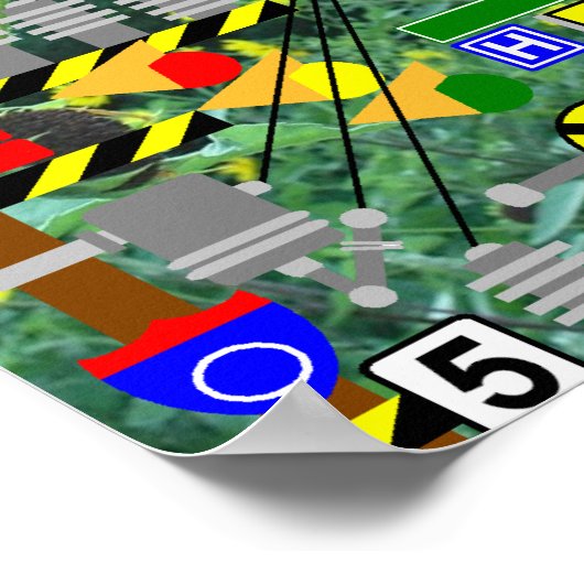 City Clutter Poster (Ecke)