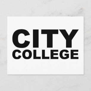 CITY COLLEGE Bildung T-Shirt Mütze Tasse Mousepad Postkarte
