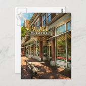 City - Corning NY - The Palace Theater Postkarte (Vorne/Hinten)