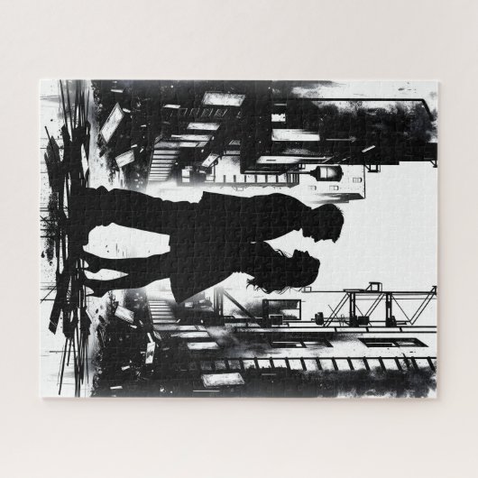 City Couple Puzzle (Horizontal)