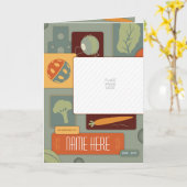 "City Critters" Begrüßungskarte Karte (Gelbe Blume)