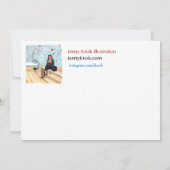 City Dach Beach Einladung (Rückseite)