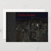 City Dach Einladung (Vorne/Hinten)