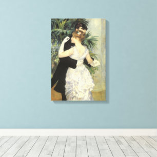 City Dance by Pierre Renoir, Vintage Kunst Leinwanddruck