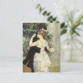 City Dance by Pierre Renoir, Vintage Kunst Postkarte (Stehend Vorderseite)