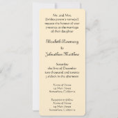 City Dance by Pierre Renoir Vintage Wedding Einladung (Rückseite)