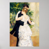 City Dance, Dance in Town by Pierre Auguste Renoir Poster (Vorne)