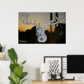 City Deer Poster (Heimbüro)