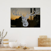 City Deer Poster (Küche)