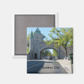 City Eintritt in Quebec City Magnet (Vorderseite/Rückseite)