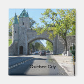 City Eintritt in Quebec City Magnet (Vorne)