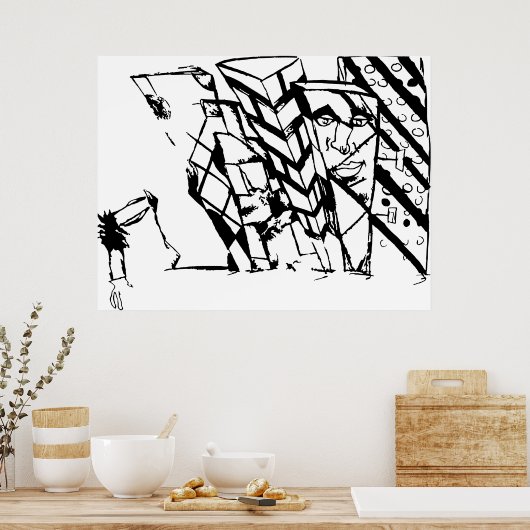 CITY ELBOW POSTER (Küche)