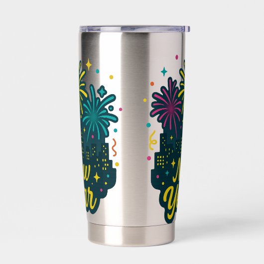 City Fireworks Night Thermobecher (Links)