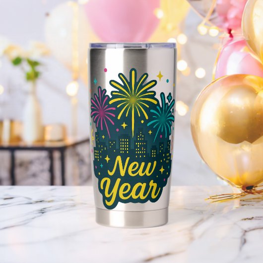 City Fireworks Night Thermobecher (Bachelor Party (gedreht))