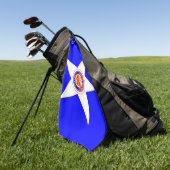 City Flag Houston, Texas Golf Handtuch (Gras)