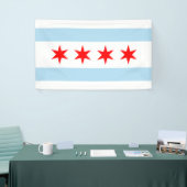 City Flag of Chicago (Illinois) Banner (Messeveranstaltung)