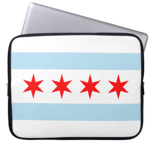 City Flag of Chicago (Illinois) Laptopschutzhülle