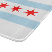 City Flag of Chicago (Illinois) Schneidebrett (Ecke)