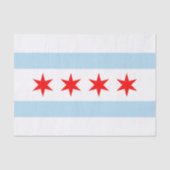 City Flag of Chicago (Illinois) Seidenpapier (Vorderseite)