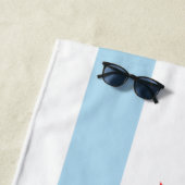 City Flag of Chicago (Illinois) Strandtuch (Beispiel)