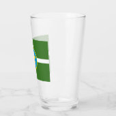City Flag von Jackson (Mississippi) Glas (Links)