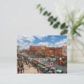 City - Gadsden, AL- Christmas shopping crowds 1941 Postkarte (Stehend Vorderseite)