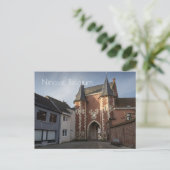 City gatehouse, Ninove, Belgien Postkarte (Stehend Vorderseite)