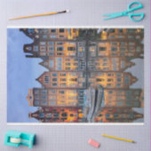 City-Gebäude auf dem "River Decoupage Tissue Paper Seidenpapier (Basteln)