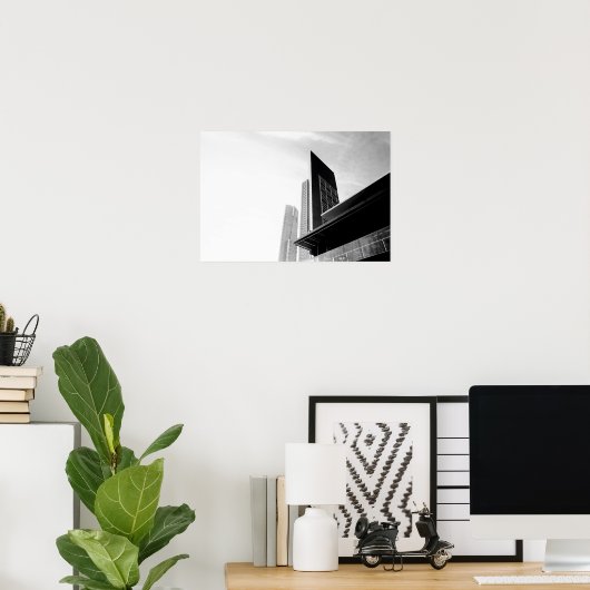 City Gebäude Poster (Heimbüro)