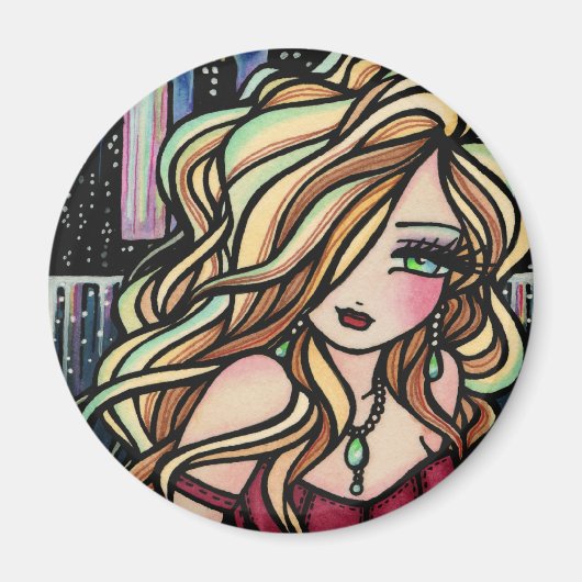 "City Girl" Magnet (Vorne)