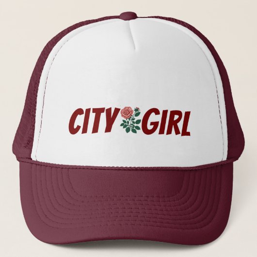 City Girl Trucker Hat Truckerkappe (Vorderseite)
