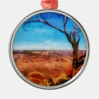 City - Grand Canyon - Meine Blätter sind längst ve Silbernes Ornament