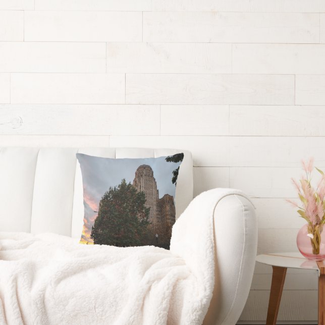 City Hall and Sunset Kissen (Liege)