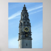 City Hall Clock Tower, Cardiff Poster (Vorne)