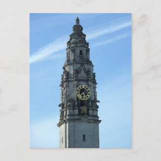 City Hall Clock Tower, Cardiff Postkarte