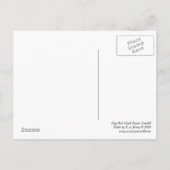 City Hall Clock Tower, Cardiff Postkarte (Rückseite)