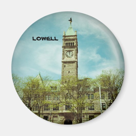 CITY HALL LOWELL MASSACHUSETTS MAGNET (Vorne)